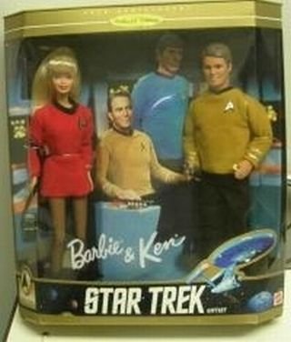 star trek 30th anniversary barbie and ken