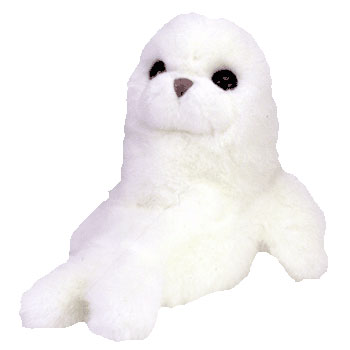 white seal beanie baby