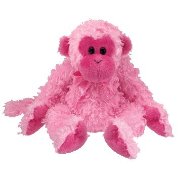 pink monkey beanie boo