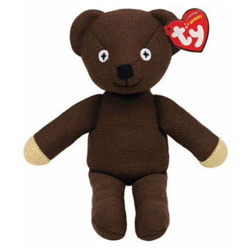 TY Beanie Baby MR BEAN S TEDDY BEAR 10 Inch Mint