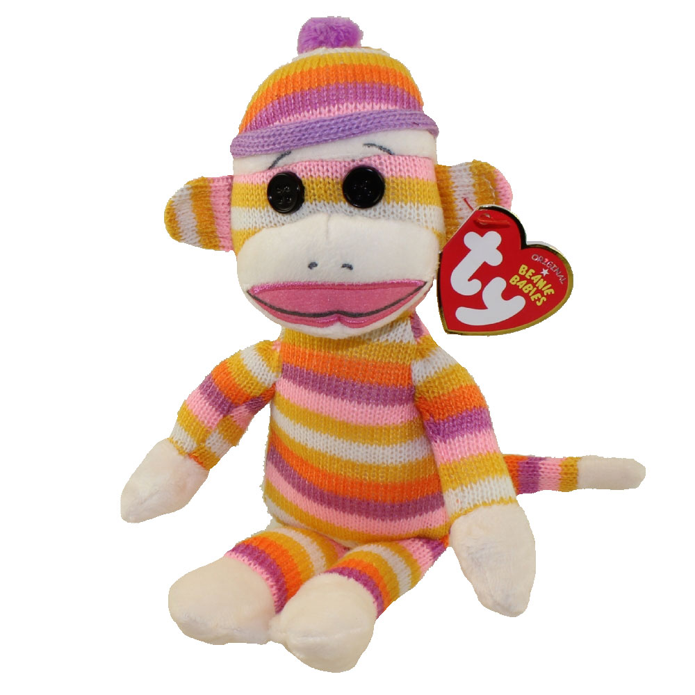 ty pink sock monkey