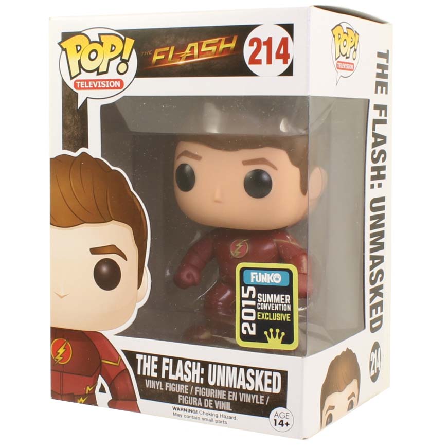 funko pop the flash unmasked 214