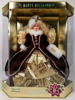 1993 happy holidays barbie special edition value