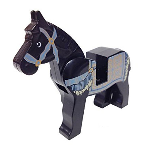 lego black horse