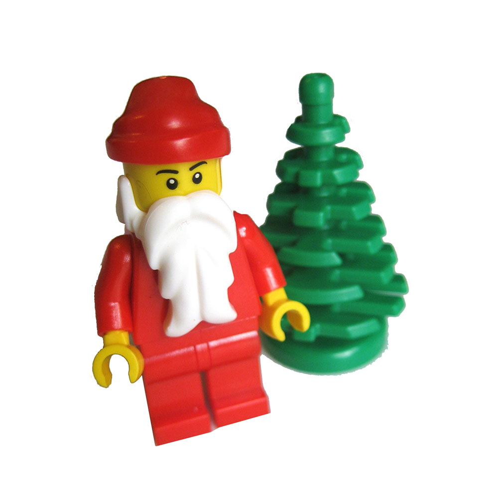 santa claus lego figure