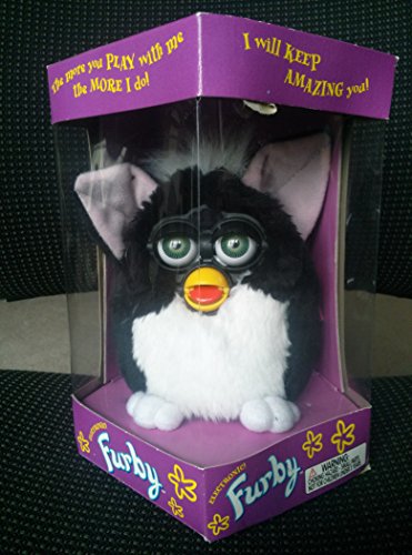 black and white furby