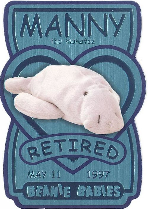 manny the manatee beanie baby