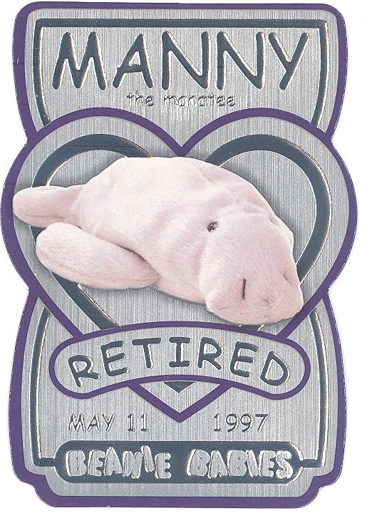 manny the manatee beanie baby
