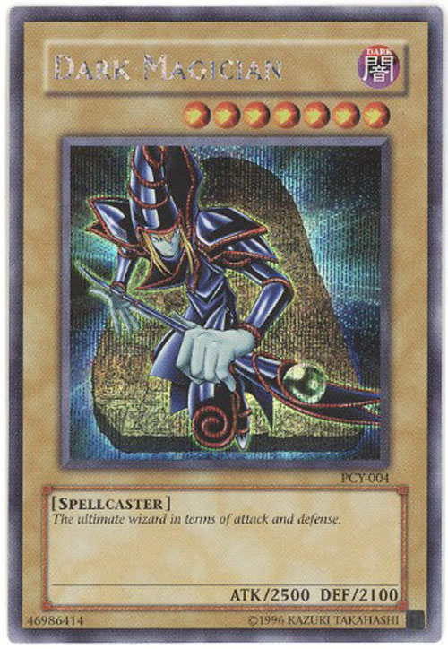 Yu Gi Oh Card PCY 004 DARK MAGICIAN Secret Rare Holo Mint