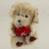 TY Beanie Baby - SENNA-KUN the Dog ( Brown Paws & Red Heart ) (Mint)