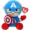 TY Beanie Baby Marvel Super Heroes - CAPTAIN AMERICA [2023](Soft Body - 7.5 inch) (Mint)