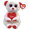 TY Beanie Baby - DESI the Valentine's Teddy Bear (6 inch) (Mint)