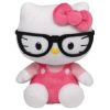 TY Beanie Baby - HELLO KITTY (NERD w/ Glasses - 6 inch) (Mint)