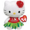 TY Beanie Baby - HELLO KITTY (I LOVE HAWAII - 6 inch) (Mint)