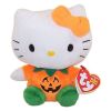 TY Beanie Baby - HELLO KITTY (PUMPKIN) (6 inch) (Mint)