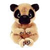 TY Beanie Baby (Beanie Bellies) - IZZY the Pug Dog (6 inch) (Mint)