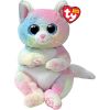 TY Beanie Baby (Beanie Bellies) - JENNI the Multicolored Pastel Cat (6 inch) (Mint)