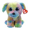 TY Beanie Baby - MAX the Tie-dye Puppy Dog (6 inch) (Mint)