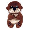 TY Beanie Baby (Beanie Bellies) - MITCH the River Otter (6 inch) (Mint)