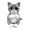 TY Beanie Baby - MORGAN the Cat (6 inch) (Mint)