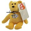 TY Beanie Baby - NHL Hockey Bear - NASHVILLE PREDATORS (8 inch) (Mint)