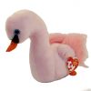 TY Beanie Baby - ODETTE the Pink Swan (6 inch) (Mint)