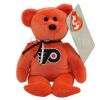 TY Beanie Baby - NHL Hockey Bear - PHILADELPHIA FLYERS (8 inch) (Mint)