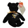 TY Beanie Baby - NHL Hockey Bear - PITTSBURGH PENGUINS (8 inch) (Mint)