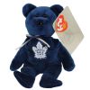 TY Beanie Baby - NHL Hockey Bear - TORONTO MAPLE LEAFS (8 inch) (Mint)