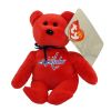 TY Beanie Baby - NHL Hockey Bear - WASHINGTON CAPITALS (8 inch) (Mint)