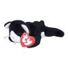 TY Beanie Baby - ZIP the Black Cat (White Face Version) (2nd or 3rd Gen Hang Tag - Mint)