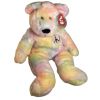 TY Beanie Buddy - PEACE the Ty-Dye Teddy Bear (Large - 20 inch) (Mint)