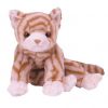 TY Beanie Buddy - AMBER the Gold Tabby Cat (10 inch) (Mint)