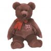 TY Beanie Buddy - BRITANNIA the Bear (14 inch) (Mint)