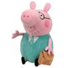 TY Beanie Buddy - DADDY the Pig (10 inch) (Mint)