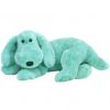 TY Beanie Buddy - DIDDLEY the Green Dog (12.5 inch) (Mint)