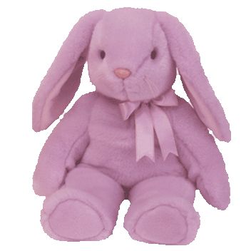 TY Beanie Buddy - FLOPPITY the Purple Bunny (14 inch) (Mint ...