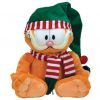 TY Beanie Buddy - GARFIELD the Cat (SEASON'S GREETINGS) (11 inch) (Mint)