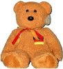 TY Beanie Buddy - GERMANIA the Bear (13.5 inch) (Mint)