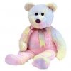 TY Beanie Buddy - GROOVY the Ty-Dyed Bear (14 inch) (Mint)