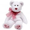 TY Beanie Buddy - HEARTFORD the Valentine's Bear (14 inch) (Mint)