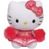 TY Beanie Buddy - HELLO KITTY (Cheerleader Pink) (Medium Size - 13 inch) (Mint)