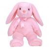 TY Beanie Buddy - HOPPITY the Pink Bunny (14 inch) (Mint)