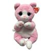 TY Beanie Buddy (Beanie Bellies) - LILLIBELLE the Pink Cat [Medium Size - 12 inch] (Mint)