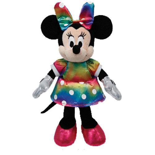 TY Beanie Buddy - Disney Sparkle - MINNIE MOUSE (Ty Dye) (Medium Size ...