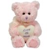 TY Beanie Buddy - MY MOM the Bear ( Love to Mom ) (11 inch) (Mint)