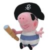 TY Beanie Buddy - PIRATE GEORGE the Pig (10 inch) (Mint)