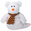 TY Beanie Buddy - QUIVERS the Ghost Bear (10 inch) (Mint)