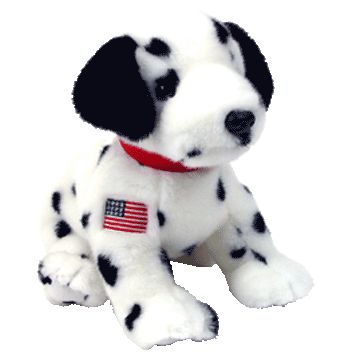 TY Beanie Buddy RESCUE the FDNY Dalmatian Dog 10 inch Mint