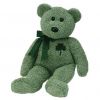 TY Beanie Buddy - SHAMROCK the Bear (13.5 inch) (Mint)